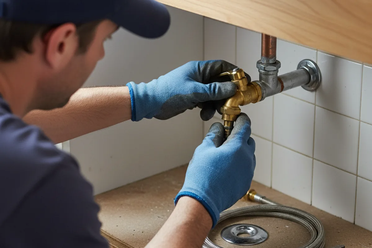 Shutoff valve and fitting work during Faucet and Fixture Repair in Bronx